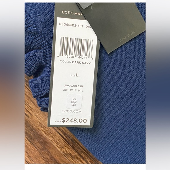 BCBG Maxazria dress in dark navy colorsize L